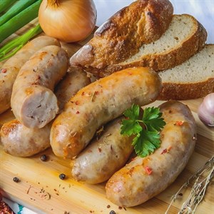 Купаты особые (курица + индейка + говядина + репчатый лук)